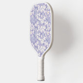 Ditsy Wildblumen Periwinkle Ihr Name - #P240072 Pickleball Schläger (Links)