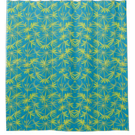 Ditsy Yellow Blume Duschvorhang