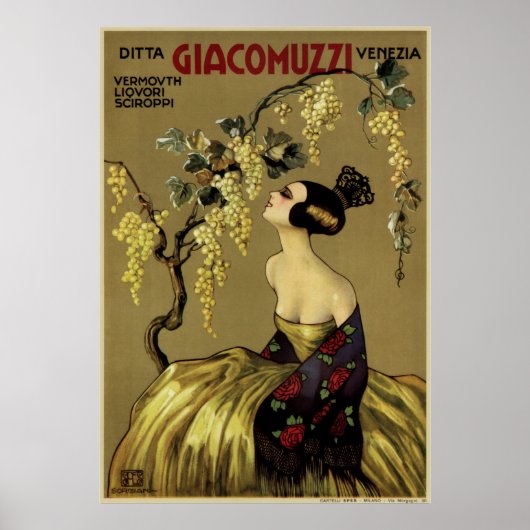 Ditta Giacomuzzi Venedig Poster (Vorne)