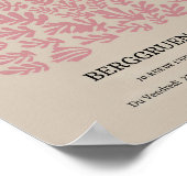 Dittelle Blush Pink Matisserie Falknerei - Falcone Poster (Ecke)