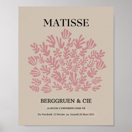 Dittelle Blush Pink Matisserie Falknerei - Falcone Poster (Vorne)