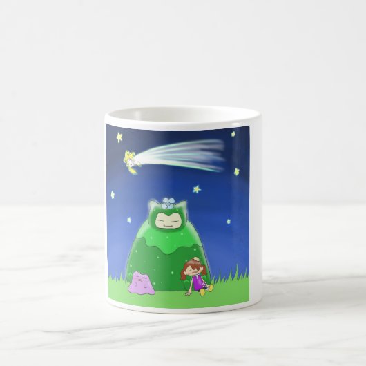 Ditto-Wunsch auf einen Stern Kaffeetasse (Mittel)