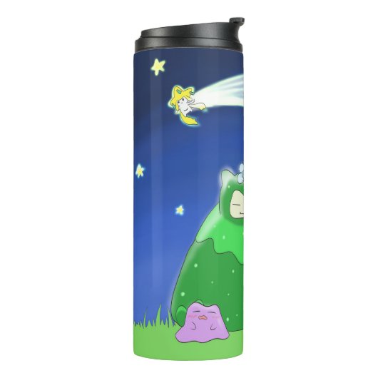 Ditto-Wunsch auf einen Stern Thermosbecher (Nach links gedreht)