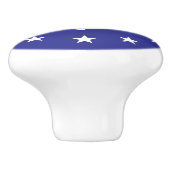 Ditty Bag_White Anchor_Circle of Stars_insignia Keramikknauf (Seitenansicht)