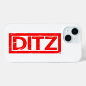 Ditz Briefmarke Case-Mate iPhone Hülle (Rückseite (Horizontal))