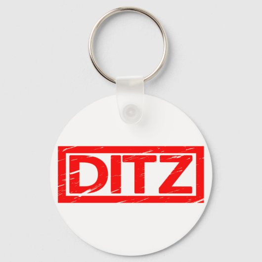 Ditz Briefmarke Schlüsselanhänger (Vorderseite)
