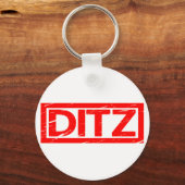 Ditz Briefmarke Schlüsselanhänger (Vorderseite)