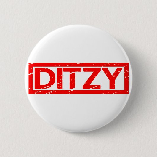 Ditzy Briefmarke Button (Vorderseite)