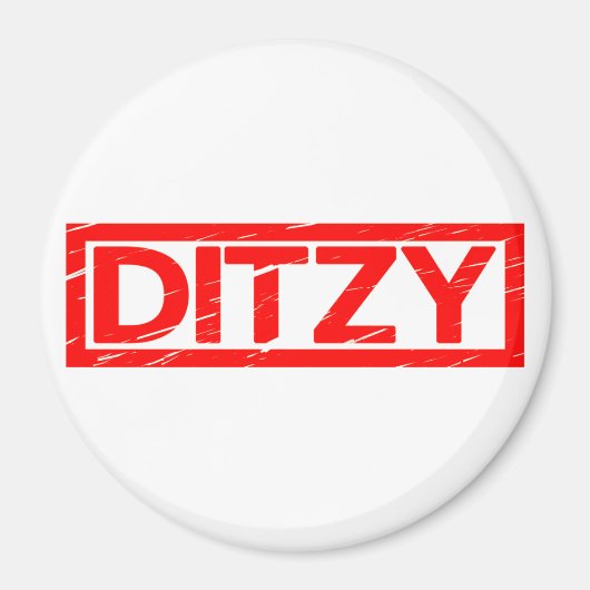 Ditzy Briefmarke Magnet (Vorne)