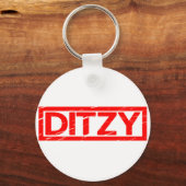 Ditzy Briefmarke Schlüsselanhänger (Rückseite)