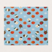 Ditzy Christmas Punkte (Außenseite Aufgefaltet)