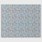 Ditzy Christmas Punkte Geschenkpapier (Flach)