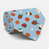 Ditzy Christmas Punkte Krawatte (Gerollt)