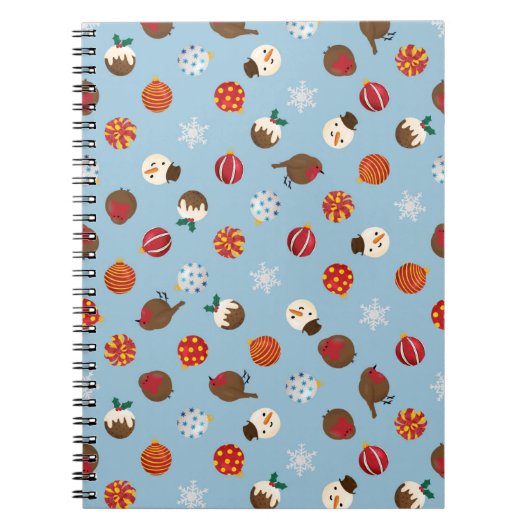 Ditzy Christmas Punkte Notizblock (Vorderseite)