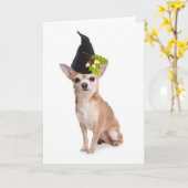 Ditzy Dogs~Original Greetomg Card~Chihuahua Karte (Gelbe Blume)