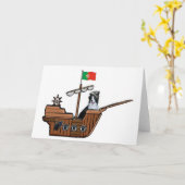 Ditzy Dogs~Original Notecard~Border Collie Karte (Gelbe Blume)