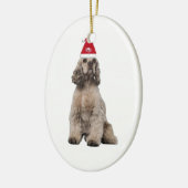 Ditzy Dogs~Original Ornament~Cocker Spaniel Keramikornament (Links)
