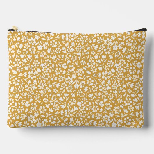 Ditzy Floral Sunset Summer Girls Reise Zubehörtasche (Vorderseite)