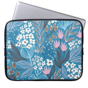 Ditzy Floral: Vintage Frühlingsdesign. Laptopschutzhülle