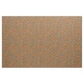 Ditzy orange Fisch-Muster auf blaues Grün-Gewebe Stoff (Yard (91,4 cm))