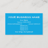 Ditzy Orange Floral Business Card zum Anpassen Visitenkarte (Rückseite)