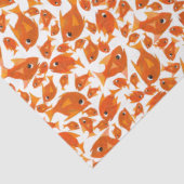 Ditzy Orange lässt Muster für kundenspezifisches G Seidenpapier (Ausschnitt)