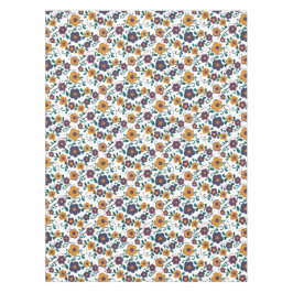 Ditzy Retro Daisy aus den 70er Jahren in Jewel Ton Tischdecke