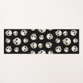 Ditzy Skulls Yoga Mat Yogamatte (Vorderseite (Horizontal))