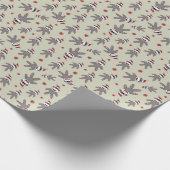 Ditzy Sock Monkey mit Weihnachtsmannmütze Weihnach Geschenkpapier (Ecke)