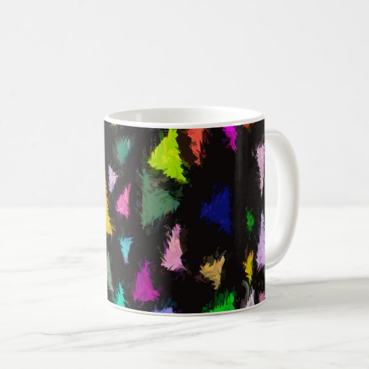 Ditzy Triangles Kaffeetasse (VorderseiteRechts)