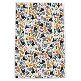 Ditzy Whimsical Wandermuster | Folkkunst im Freien Mittlere Geschenktüte