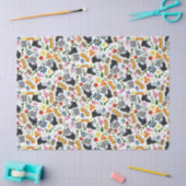 Ditzy Whimsical Wandermuster | Folkkunst im Freien Seidenpapier (Basteln)