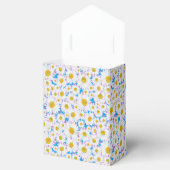 Ditzy White Daisies Custom Zent Favor Box Geschenkschachtel (Geöffnet)