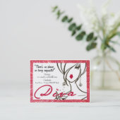 DIVA 2022 Kalender Visitenkarten Visitenkarte (Stehend Vorderseite)