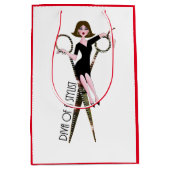 "Diva a Stylist" Mittlere Geschenktasche Geschenktüte (Vorderseite)