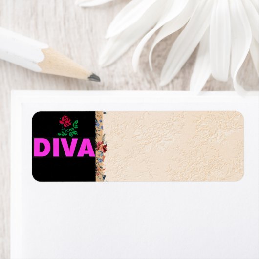 Diva-Adressetikett (Insitu)