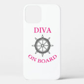 ‚Diva an Bord‘ Case-Mate iPhone Hülle (Rückseite)