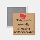 Diva Attitude Kitchen versus Restaurant Magnet (Vorderseite/Rückseite)