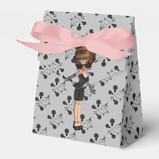 Diva Birthday Party Geschenkschachtel (Vorderseite)