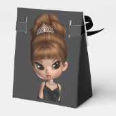 Diva Birthday Party Geschenkschachtel (Rückseite)