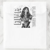 DIVA BLACK KUSH QUADRATISCHER AUFKLEBER (Tasche)