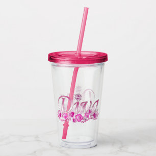 Diva Bling Acryltrinkbecher
