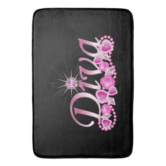 Diva Bling Badematte (Vorderseite Vertikal)