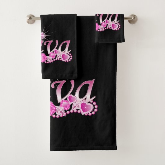 Diva Bling Badhandtuch Set (Insitu)