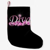 Diva Bling Kleiner Weihnachtsstrumpf (Vorderseite)
