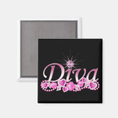 Diva Bling Magnet (Vorderseite/Rückseite)