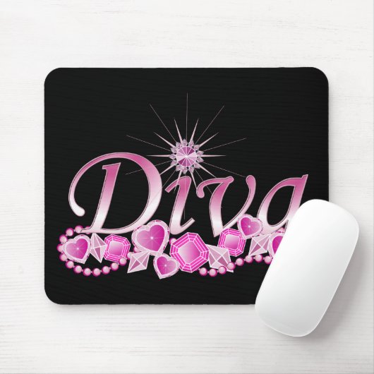Diva Bling Mousepad (Mit Mouse)