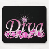 Diva Bling Mousepad (Vorne)