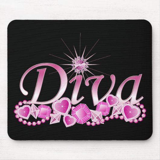 Diva Bling Mousepad (Vorne)