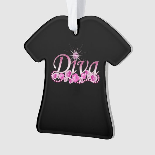 Diva Bling Ornament (Vorderseite)